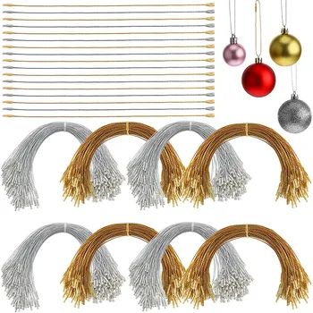 100buc Ornamente de Crăciun Cuier Șir Ornament Cârlig Cabluri Tăiate Șir cu Snaps de Blocare pentru Crăciun Ornament Decor Agățat