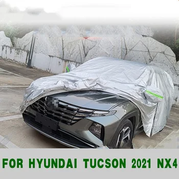 Full Auto Huse de Ploaie, Îngheț, Zăpadă, Praf, Impermeabil de Protecție Exterior Masina Acoperire Anti UV Accesorii Pentru HYUNDAI Tucson 2021 NX4