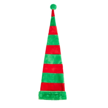 Elf de crăciun Pălărie Extra Lungi Vacanță Pălărie cu Dungi de Mos craciun Costum Accesorii pentru Barbati Femei