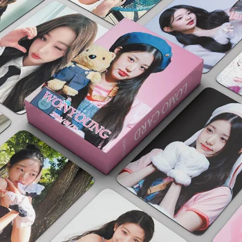 Kpop-AM Wonyoung cărți Poștale coreean INS Stilul Multicolor Individuale Cărți de Hârtie Lomo Card HD Imprimare Carduri de Fani de Colectare Cadouri