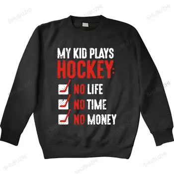 omul echipajul gât maneca lunga Copilul Meu Joacă Hockeyer - ADULhoody hoodie O de Gât de sex feminin Preț Scăzut Steampunk hoody Sus hanorace euro dimensiune