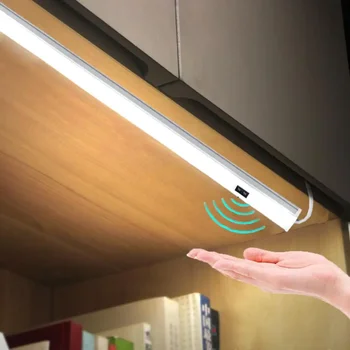 5V USB Wireless În Cabinetul Lumina 30CM/50CM Lumina de Noapte de Mișcare Senzor de Lumină Pentru Dulap Dormitor, Dulap Iluminat Interior Decor
