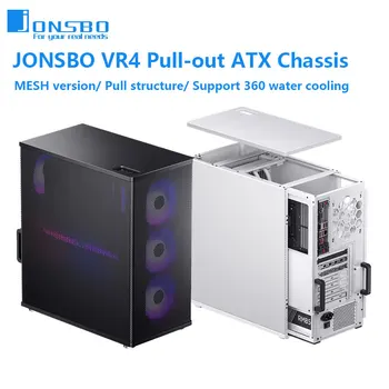 JONSBO VR4 NEGRU, ATX Mid Tower Computer Caz MeshATX caz Pull-out Design de Linie de Suport 240/280/360 liquidCooling