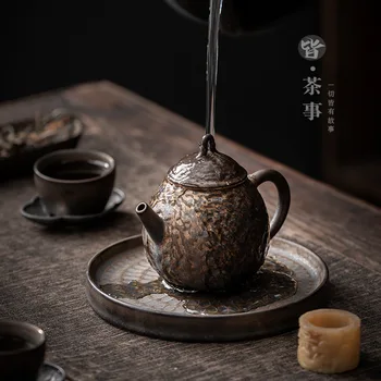 Gaiwan Acoperi Sufla Tibetan Coffeware Teaware Infuser Trueen Lemn Tava De Ceai Placă Ceramică De Kung-Fu Chinez Set De Ceai Ceremonia De Ceainic