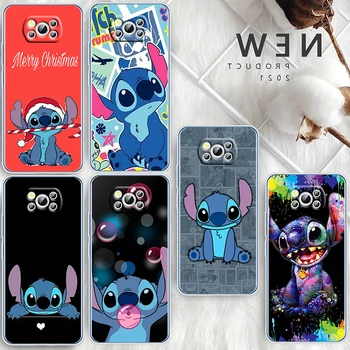 Disney Cutie Lilo Stitch Telefon Caz Pentru Xiaomi Mi Poco X4 X3 NFC F4 F3 GT M5 m5-urile sunt M4 M3 Pro C40 C3 5G Transparent TPU Acoperire
