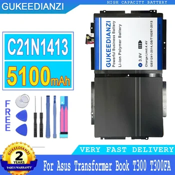 5100mAh GUKEEDIANZI Baterie C21N1413 Pentru Asus Transformer Book T300FA T300 Laptop Mare Putere Bateria