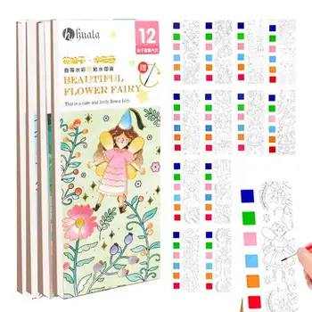 Pictura In Acuarela Hârtie Vopsea Kit De Arta Si Pictura Carte Pentru Copii Pictura In Acuarela Distractive Și Educative, Jucarii De Arta Ambarcațiunile Pentru