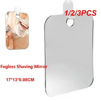 1/2/3PCS Oglindă de Bărbierit 17cmx13cm Duș Femeile Baie Oameni Anti-ceață Baie Accesorii de Voiaj Fogless MirrorAcrylic Acasă