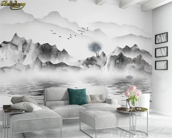 beibehang Personalizate 3d tapet mural noul stil chinezesc pictat artistic spirit de cerneală peisaj camera de zi canapea peretele din fundal