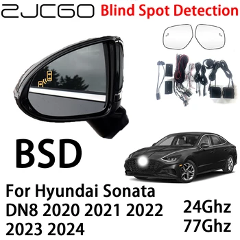 ZJCGO Masina BSD Radar de Avertizare Sistemul Blind Spot Detection Siguranța de Conducere de Alertă pentru Hyundai Sonata DN8 2020 2021 2022 2023 2024