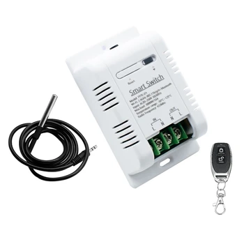 Tuya Wifi Inteligent de Temperatură Comutator Inteligent de Monitorizare a Comuta RF433 Termostatul Comuta de Control al Temperaturii Comutator 16A 3000W
