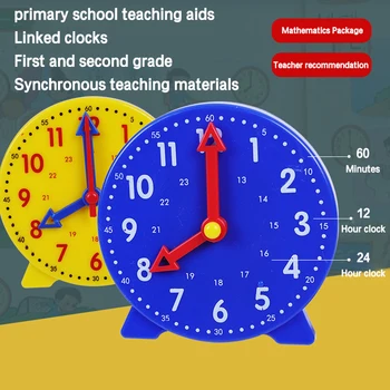 Materiale Didactice Pentru Copii Se Confruntă Cu Ceas De Modele De Ceasuri Colorate Jucarii Copii Timpurie Preșcolară Didactice Înțelegere Ceas Instrumente