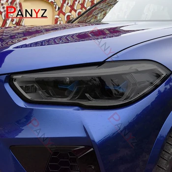 Masina Faruri Folie de Protectie Faruri Restaurare Negru Transparent TPU Autocolant Pentru BMW X5 G05 F15 M F85 2014-2022