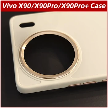 Stil lux Pentru vivo X90 Pro Caz, de Material de Silicon de Caz pentru Vivo X90 Pro Plus, Vivo X90 Culoare Solidă Acoperire