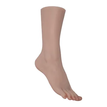 De sex feminin Silicon Picior Model Cu Picior de Unghii Practică Picioare False Manechin Fetish Picior fetish picior Pentru Pantofi Ciorap de Afișare TGT3906