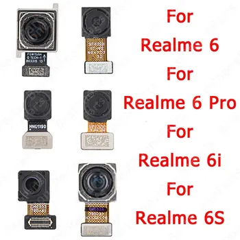 Camera din față Spate a Modulului Pentru Realme 6 Pro 6i 6Pro 6S Vedere din Spate Selfie Mare Camera Flex Cablu de Înlocuire Piese de Schimb