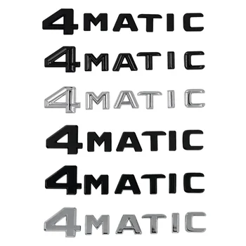 3D ABS 4MATIC Litere Insigna Spate Emblema Portbagaj Autocolant pentru Mercedes-Benz C E S W246 W204 W205 W210 W211 W212 W213