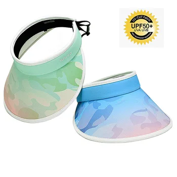 2023 Moda Noua Mare Refuz de Camuflaj Vara Respirabil Pălării de Soare pentru Femei Reglabil UV de Protecție Vizieră de protecție Solară Capac de Golf