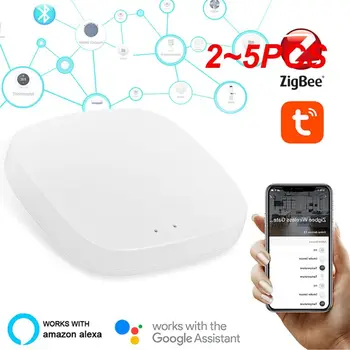 2~5PCS Zigbee Gateway Hub Smart Home de la Distanță de Control 2.4 g Wireless Wifi Mini-Poarta de Viață Inteligentă App Funcționează Cu Alexa