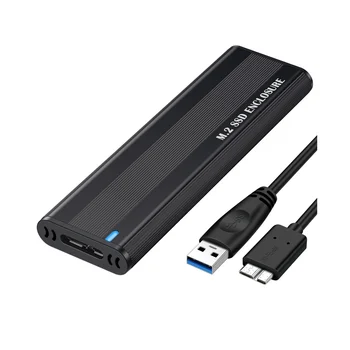 M2 SSD Caz de unitati solid state 5Gbps Protocolul SATA M. 2 până la USB 3.1 Gen1 SSD Adaptor pentru unitati solid state Disc SSD SATA Cutie M. 2 SSD Caz