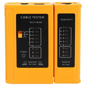 VACCINURI Tester de Cablu de Rețea Instrument de Testare RJ45 RJ11 RJ12 CAT5 CAT6 UTP USB LAN Sârmă Cablu Ethernet Tester(Baterie Nu sunt Incluse)