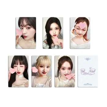 6Pcs/Set Kpop Fierbinte Idol IVE Nou de Înaltă Calitate 2024 Calendar de Birou Photocards Decor Colecția de carte Poștală Yujin Wonyoung REI LIZ