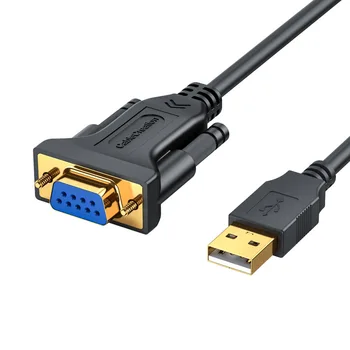 Placat cu aur USB la RS232 Masculin Convertor Cablu Adaptor USB la Serial Cablu 9Pin Chip Grad Industrial pentru Calculator Laptop-uri Port