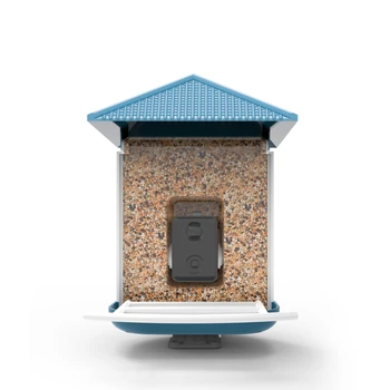 În aer liber Sălbatice Camera de Captare Poze Video AI Recunoaște Speciile de Păsări Inteligente Alimentator de Pasăre pentru Gradina