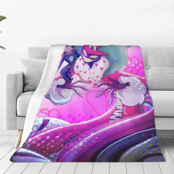 Asmodeus Cinste Șeful Anime Pături Tricotate Flanel Usoare Arunca Pătură pentru Dormitor, Canapea Cuvertură de pat