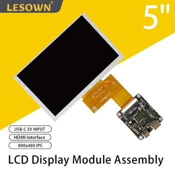 LESOWN 5 inch, mini Panou LCD Display 800x480 Ecran IPS mini HDMI Modul de Afișare 5V micro USB Powed pentru Echipamente Medicale