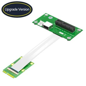 NOUL Mini PCIE pentru PCI Express X4, Slot USB 2.0 Coloană de Bord cu Viteza Mare de FPC prin Cablu 4Pin Putere Magnetică Pad Instalare Verticală
